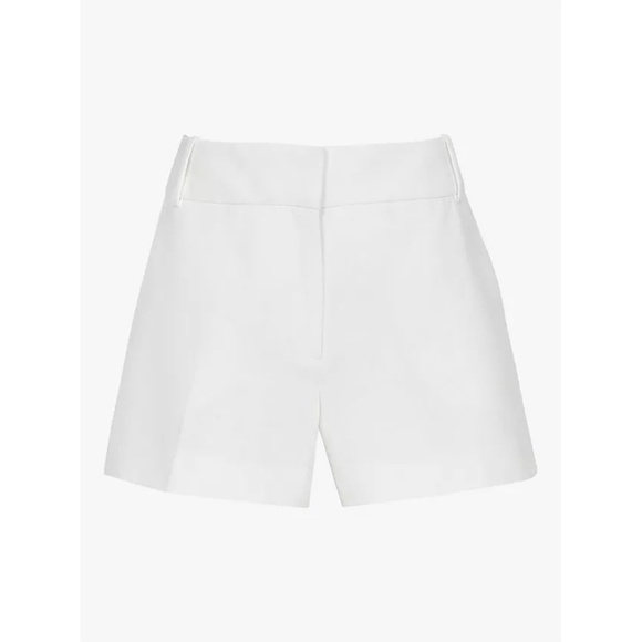 NWT REISS | Tailored Modern Lyla Twill Cotton Blend Shorts in White | Size US 8 - Picture 12 of 12
